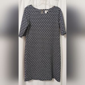 Emma & Michele Blue & White  Dress; Size Medium